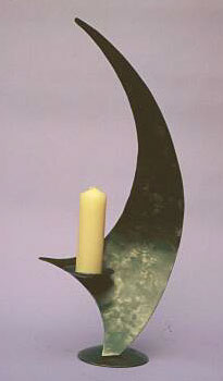 candlestick in a modern contemporary style, designer candlestand