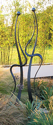 contemporary sculpture for gardens