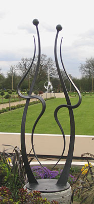 contemporary sculpture for gardens