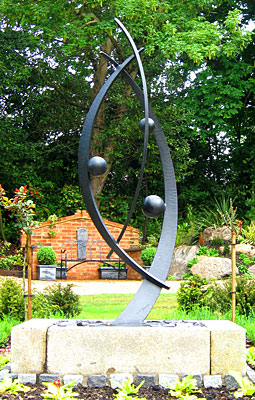a contemporary sculpture for gardens and parks