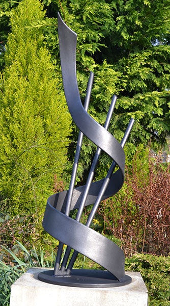 music sculpture, guitar sculpture, spanish guitar sculpture, garden art, ornament